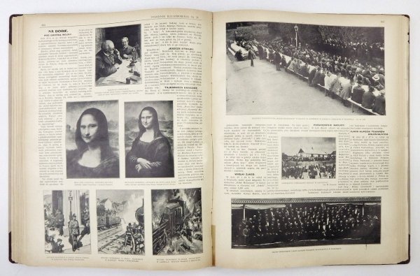 TYGODNIK Illustrowany. Pismo obejmujące ważniejsze wypadki spółczesne, życiorysy znakomitych ludzi, zbytki i pamiątki krajowe, podróże, powieści i poezye [...]. Warszawa. Nakł. J. Ungra.  R. 52, półrocze 1, nr 1 (og. zb. nr 2.669)-26 (og. zb. nr 2.694): 7