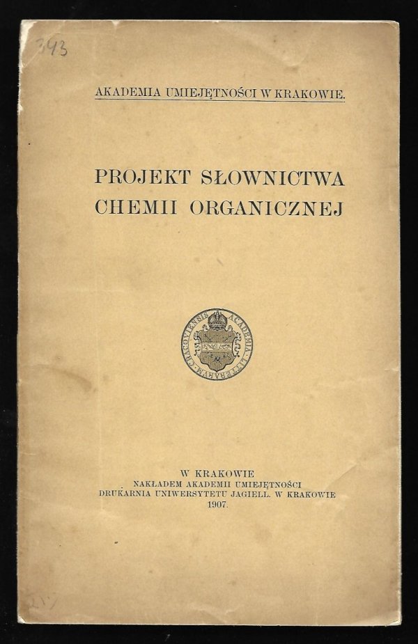 Projekt słownictwa chemii organicznej