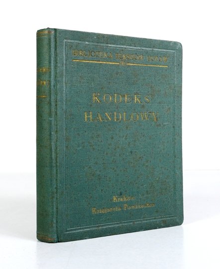 KODEKS handlowy. Rozporządzenia wykonawcze. 1934