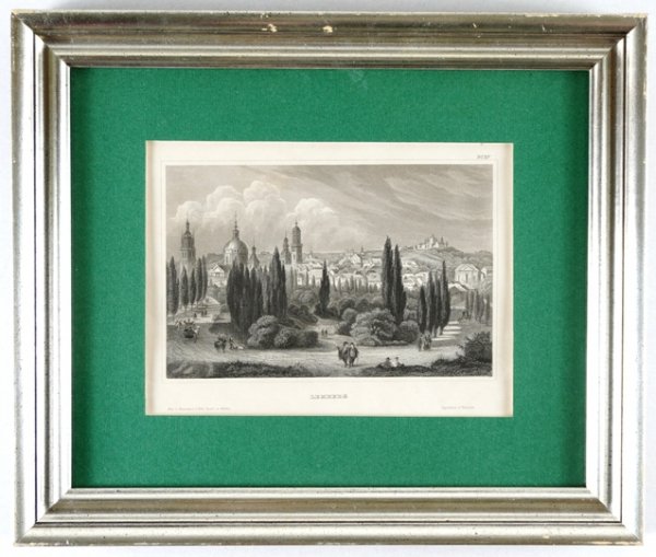 [LWÓW]. Lemberg. Staloryt z akwafortą form. 10,9x16,5 cm