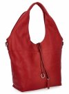 Torebka Damska Na Co Dzień Shopper Bag firmy Hernan  Czerwona