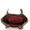 Torebka Damska typu Shopper firmy Herisson Ciemno Ziemista
