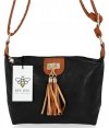 BEE BAG Torebka Damska Listonoszka Gianna Czarna