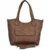 Torebka Damska typu Shopper firmy HerissonCiemno Beżowa