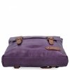 Plecak Damski w Stylu Vintage firmy Herisson  Ciemno Fioletowy