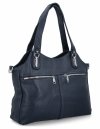 Torebka Damska typu Shopper Bag firmy Herisson Granatowa