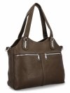 Torebka Damska typu Shopper Bag firmy Herisson Ciemno Ziemista