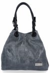 Torebka Skórzana Shopper Bag VITTORIA GOTTI Indygo