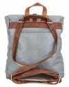 Plecak Damski w Stylu Vintage firmy Herisson Jasno Szary