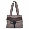 Torebka Damska typu Shopper Bag firmy Hernan Ziemista/Czekolada