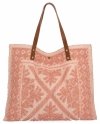 Modna Torebka Shopper Bag Pudrowy Róż