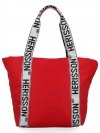 Modna Torebka Shopper Bag XL firmy Herisson Czerwona