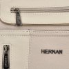 Dwukomorowa Torebka Damska Shopper Bag firmy Hernan Beżowa