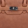 Elegancka Torebka Damska Kuferek firmy Herisson Brązowa