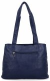 Torebka Damska typu Shopper Bag firmy Hernan Ciemno Granatowa