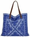 Modna Torebka Shopper Bag  Kobaltowa