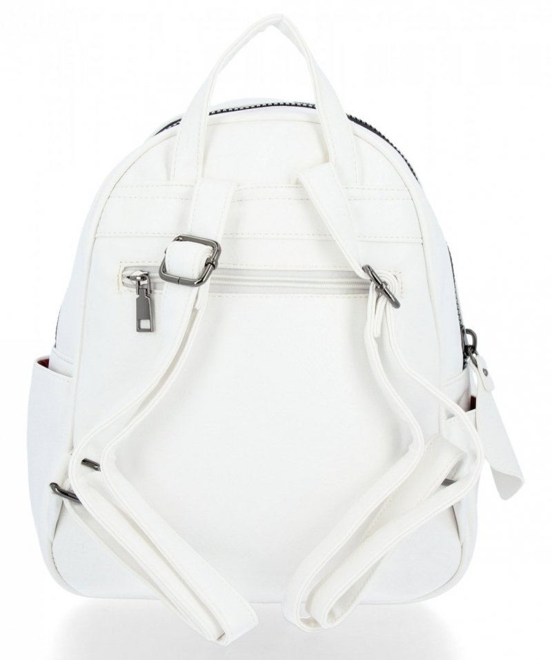 BEE BAG Plecak Damski Lara Biały