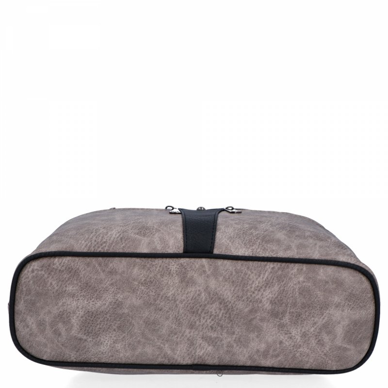 Torebka Damska typu Shopper Bag firmy Hernan Ziemista/Czekolada