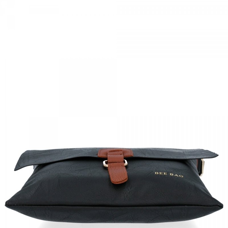 BEE BAG Torebka Damska Listonoszka Napoli Czarna