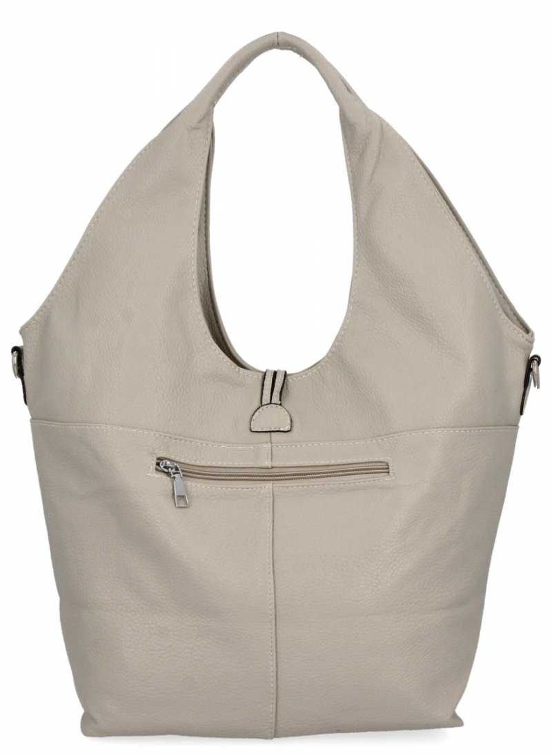 Torebka Damska Na Co Dzień Shopper Bag firmy Hernan Jasno Szara