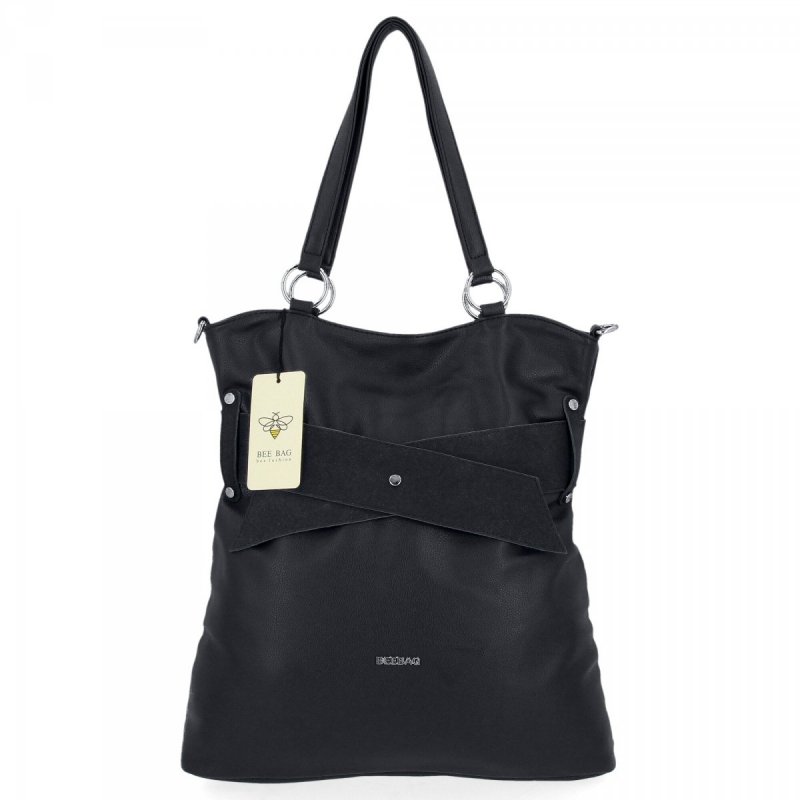 Uniwersalna Torebka Damska Shopper Bag XL firmy Bee Bag Czarna