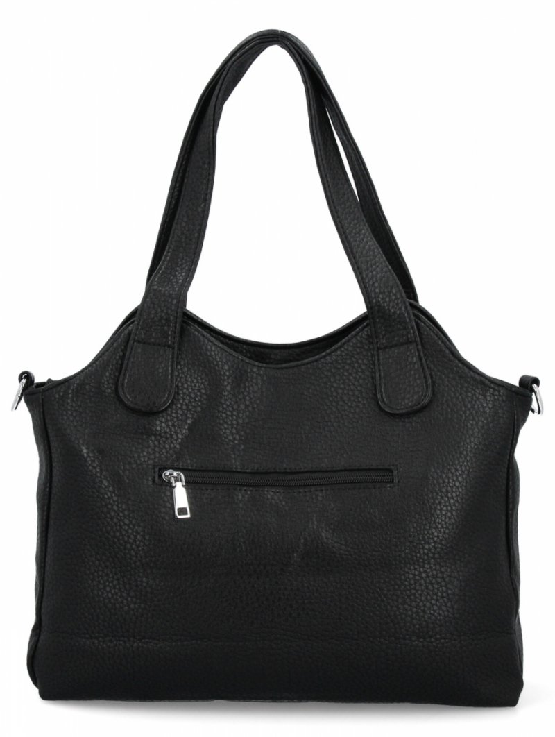 Torebka Damska typu Shopper Bag firmy Herisson Czarna