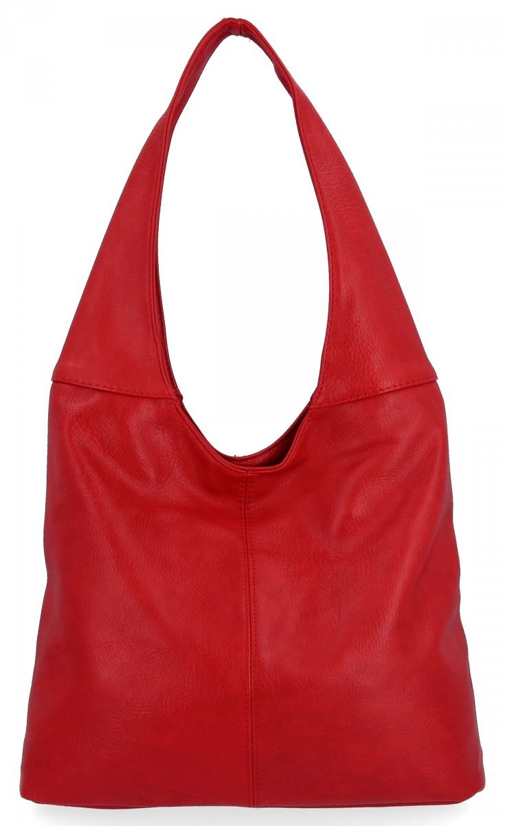 Uniwersalna Torebka Damska Shopper Bag firmy Hernan Czerwona