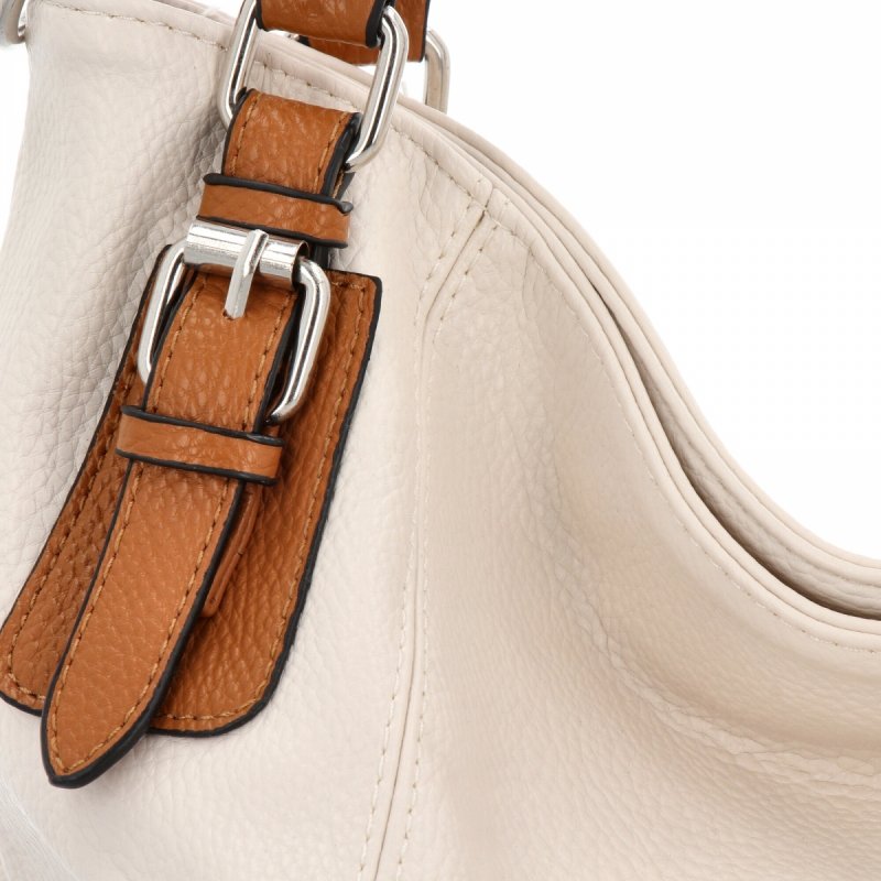 Torebka Damska Shopper Bag XL firmy Hernan Beżowa/Ruda