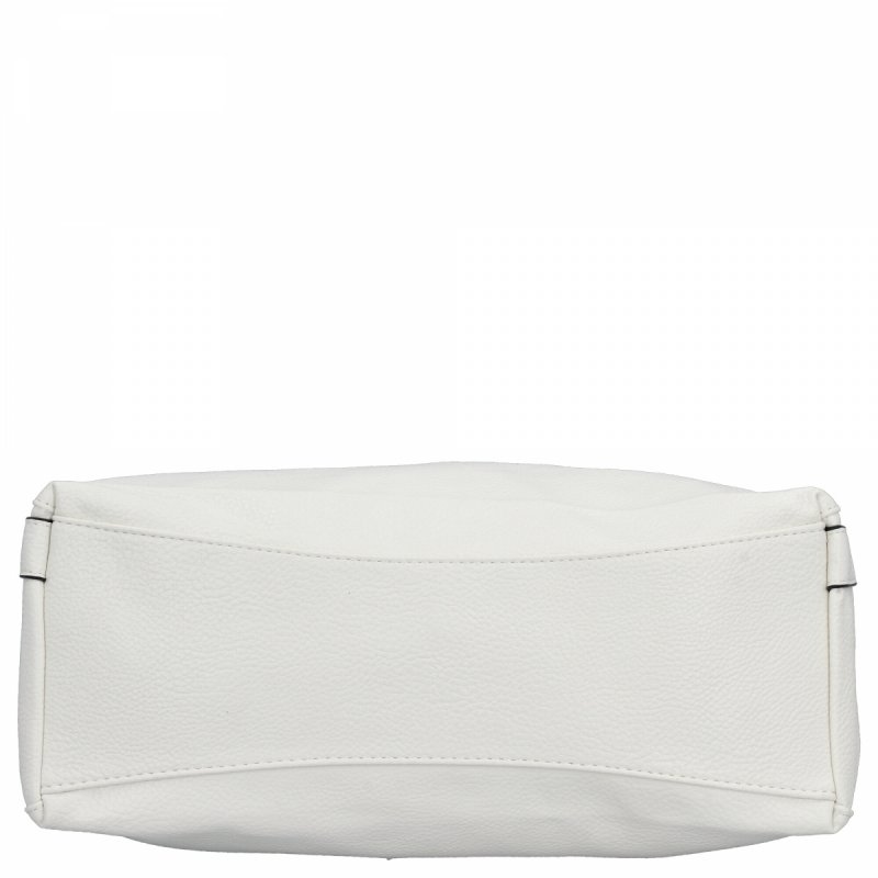 Torebka Damska Shopper Bag XL firmy Hernan HB0337 Biała