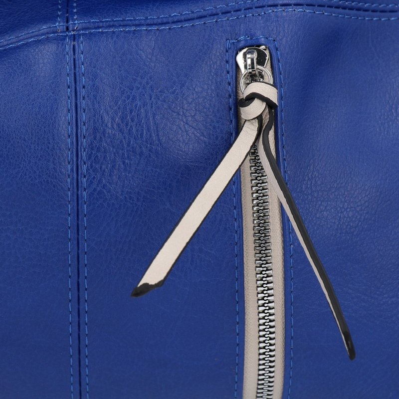 Uniwersalne Torebki Damskie Shopper XL firmy Hernan Kobaltowa
