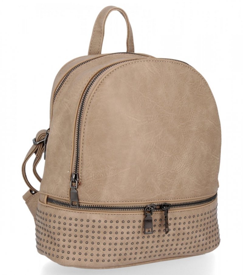 BEE BAG Plecak Damski Dolly Ciemno Beżowy
