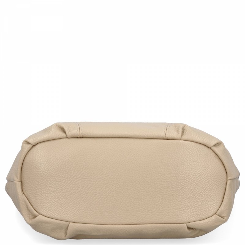Torebka Damska Shopper Bag XL firmy Hernan Ciemno Beżowa/Ziemista
