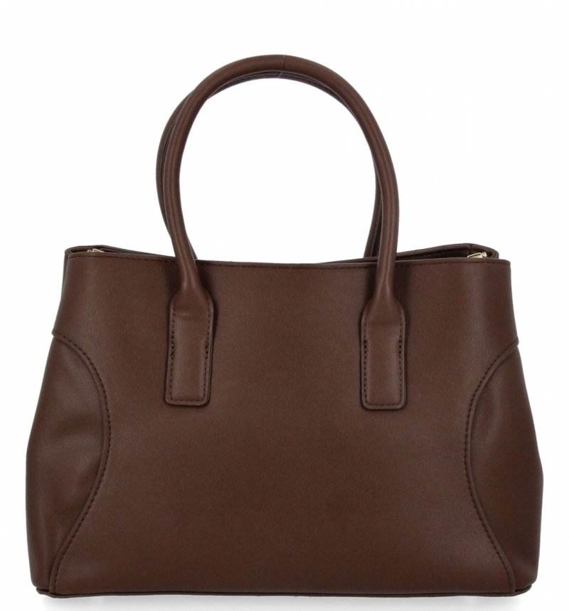 Elegancka Torebka Damska Kuferek firmy Herisson Czekoladowa