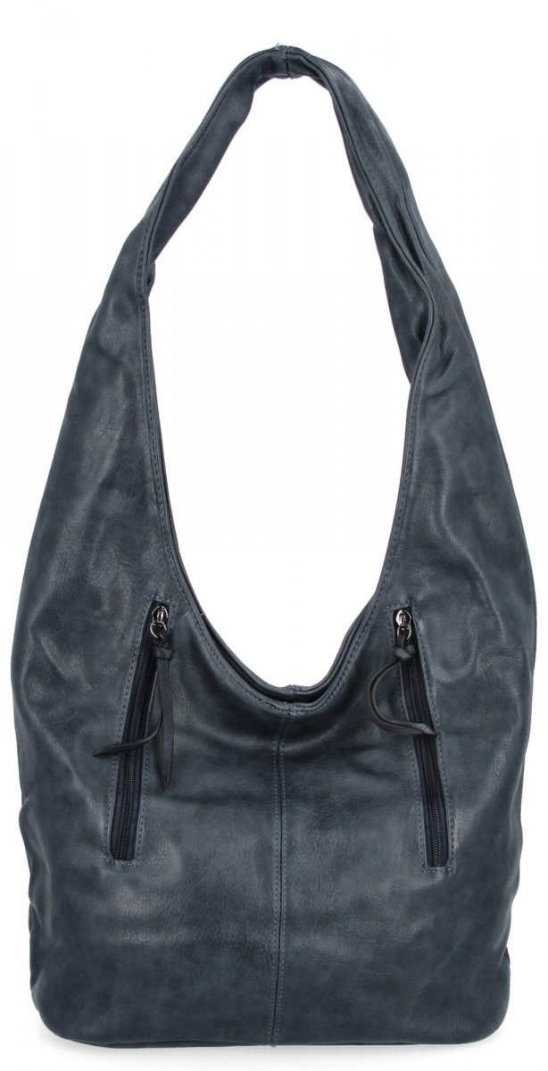 Torebka Damska typu Shopper Bag firmy Hernan Granatowa