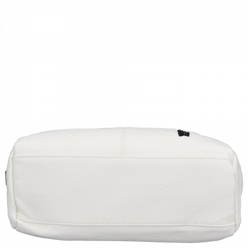Torebka Damska Shopper Bag XL firmy Hernan Biała/Czarna