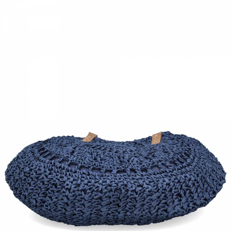 Torebka Damska Ratanowa firmy Herisson Granatowa