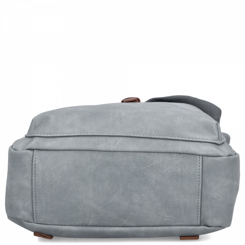 Plecak Damski w Stylu Vintage firmy Herisson Jasno Szary