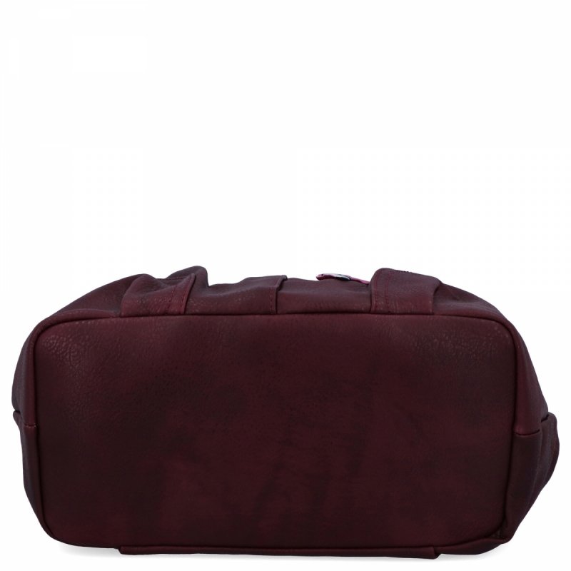 Torebka Damska typu Shopper Bag firmy Herisson Bordowa
