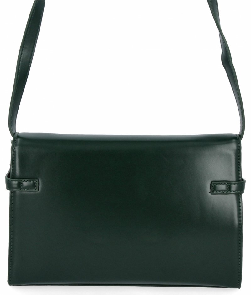 Elegancka Torebka Damska Listonoszka firmy Herisson Butelkowa Zieleń