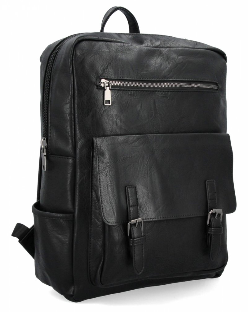 Stylowy Plecak Damski Vintage firmy Herisson Czarny