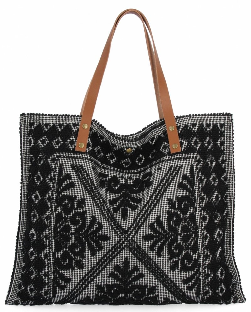 Modna Torebka Shopper Bag Czarna