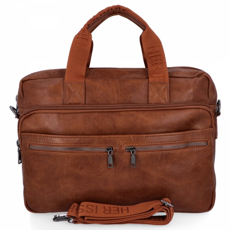 Torebka Aktówka Damska A4 firmy Herisson Ruda