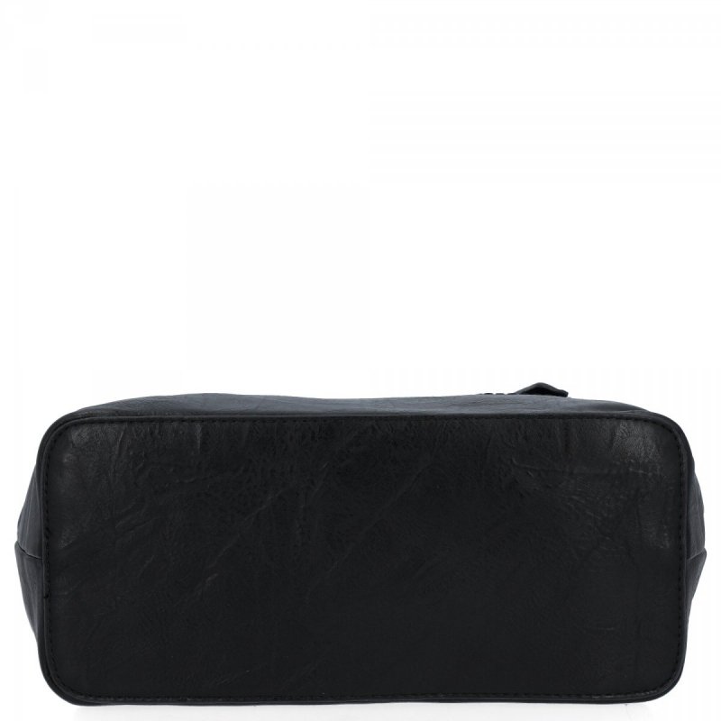 Uniwersalna Torebka Damska Shopper Bag XL firmy Hernan Czarna