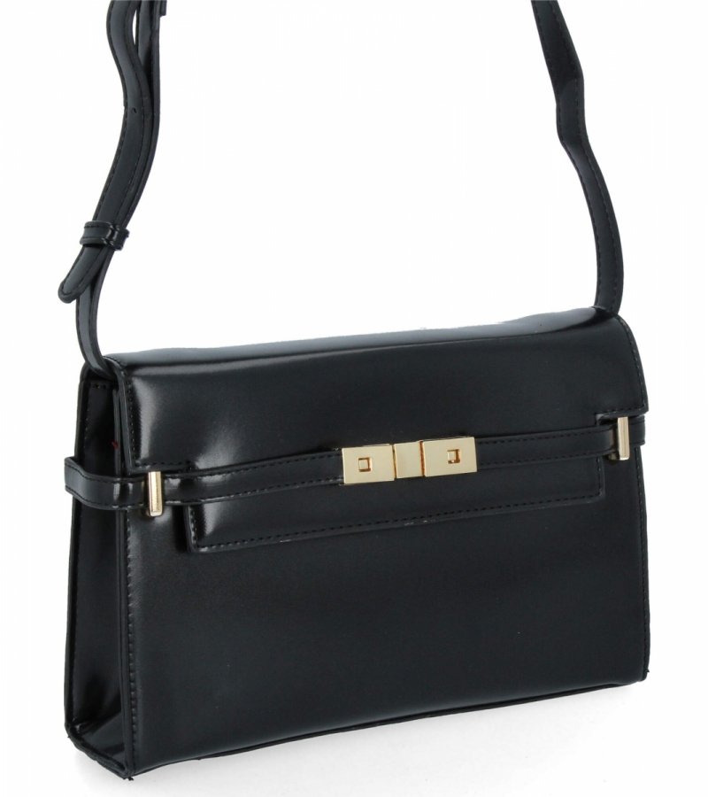 Elegancka Torebka Damska Listonoszka firmy Herisson Czarna