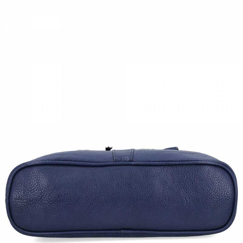 Torebka Damska typu Shopper Bag firmy Hernan Ciemno Granatowa