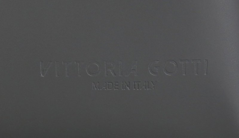 Torebka Skórzana VITTORIA GOTTI Made in Italy Grafitowa