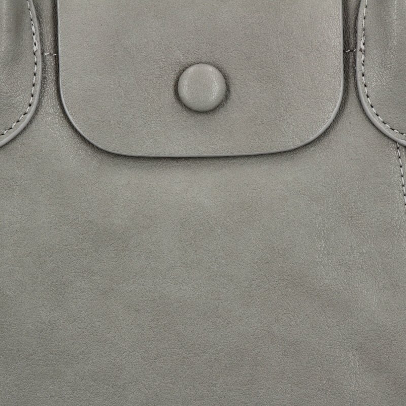 Klasyczna Torebka Damska firmy Herisson Jasno Szara