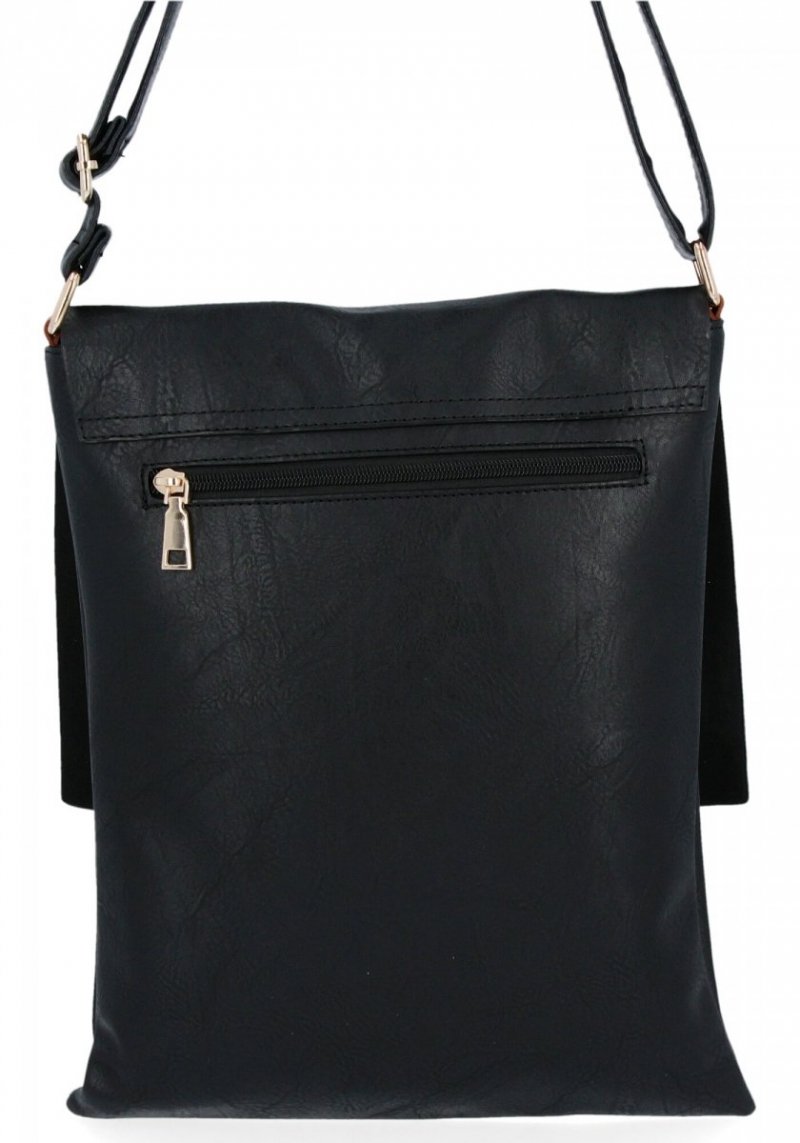 BEE BAG Torebka Damska Listonoszka Napoli Czarna