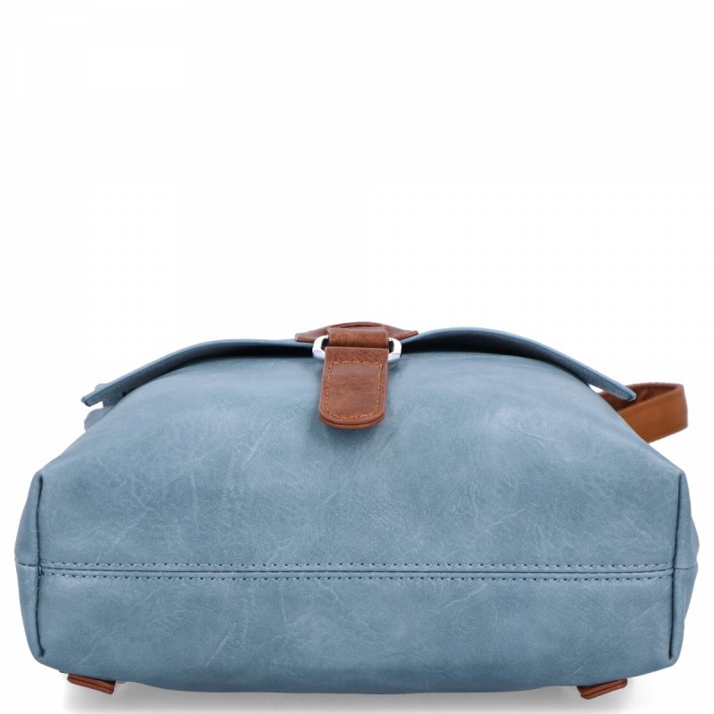 Plecaczek Damski w stylu Vintage firmy Herisson Błękitny