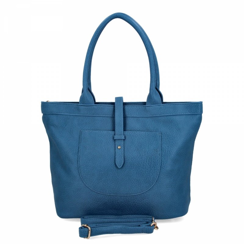 Torebka Damska XL typu Shopper Bag firmy Herisson Jasno Niebieska